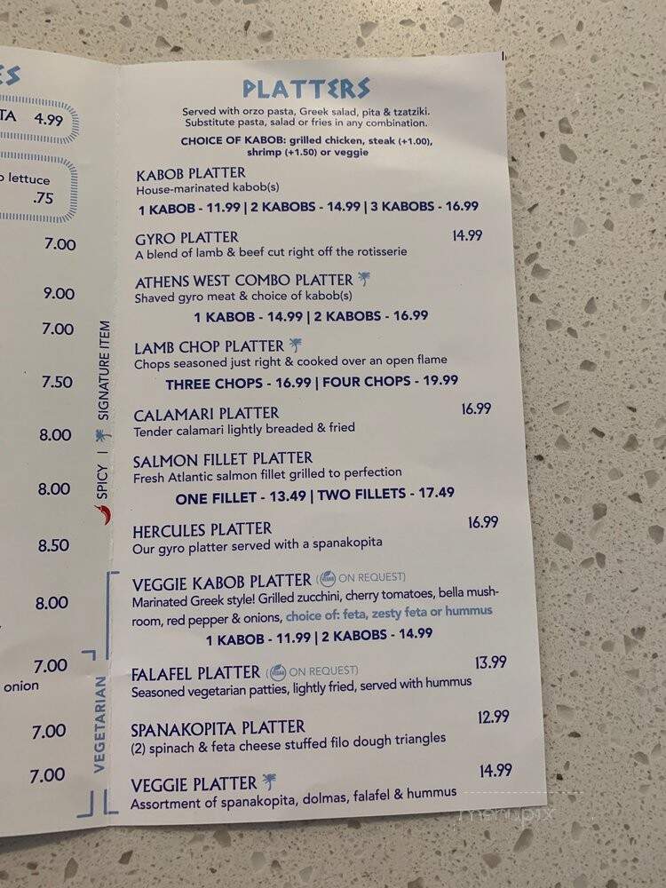 Athens West - Huntington Beach, CA menu_pic