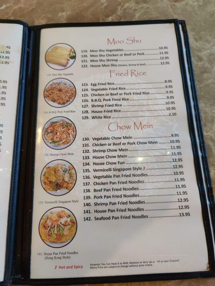 Shiang Hwa Restaurant - La Habra, CA menu_pic