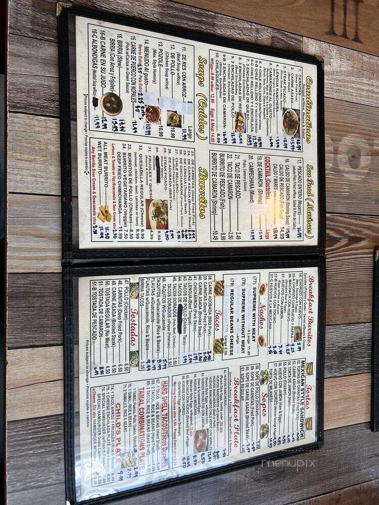 Cortez Brothers - La Puente, CA menu_pic