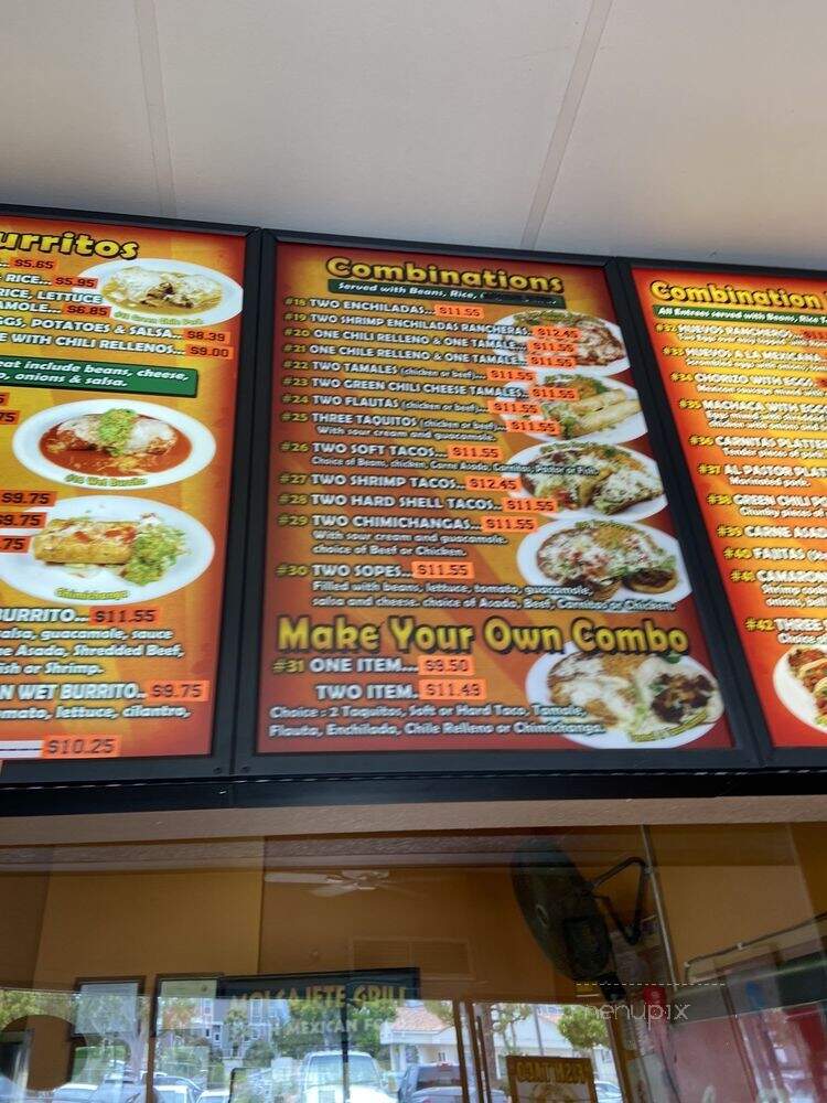 Molcajete Grill - Huntington Beach, CA menu_pic