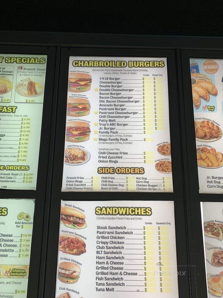 Troy - La Puente, CA menu_pic