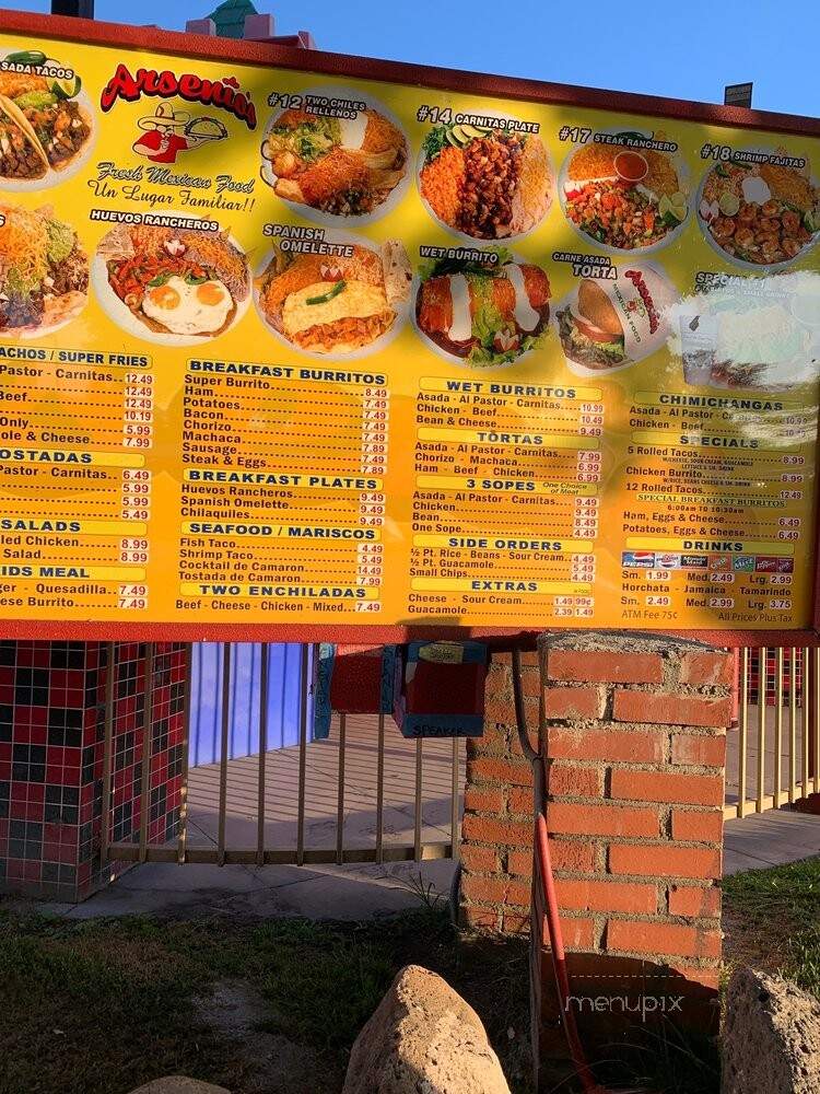 Alberto's Mexican Food - Santa Ana, CA menu_pic