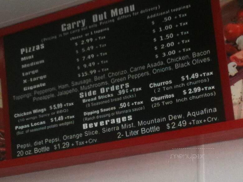 La Pizza Loca - Anaheim, CA menu_pic