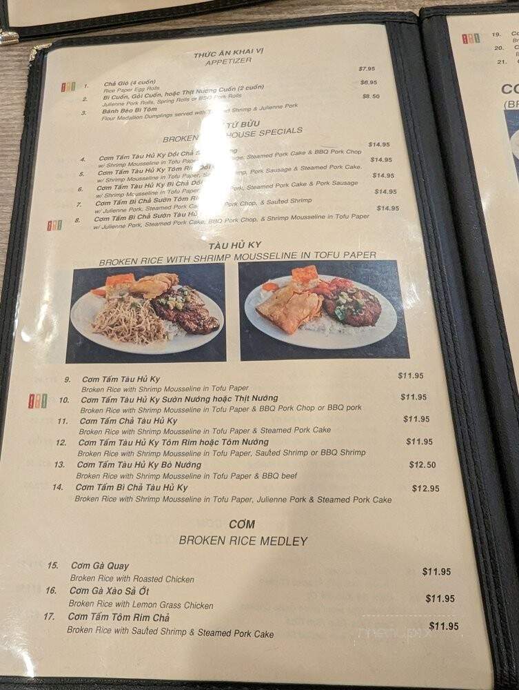 Thanh De Naht Com Tam - Westminster, CA menu_pic