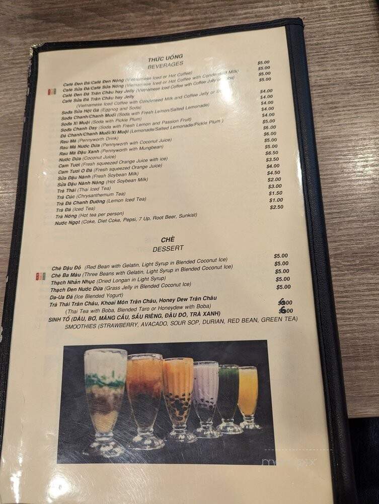 Thanh De Naht Com Tam - Westminster, CA menu_pic