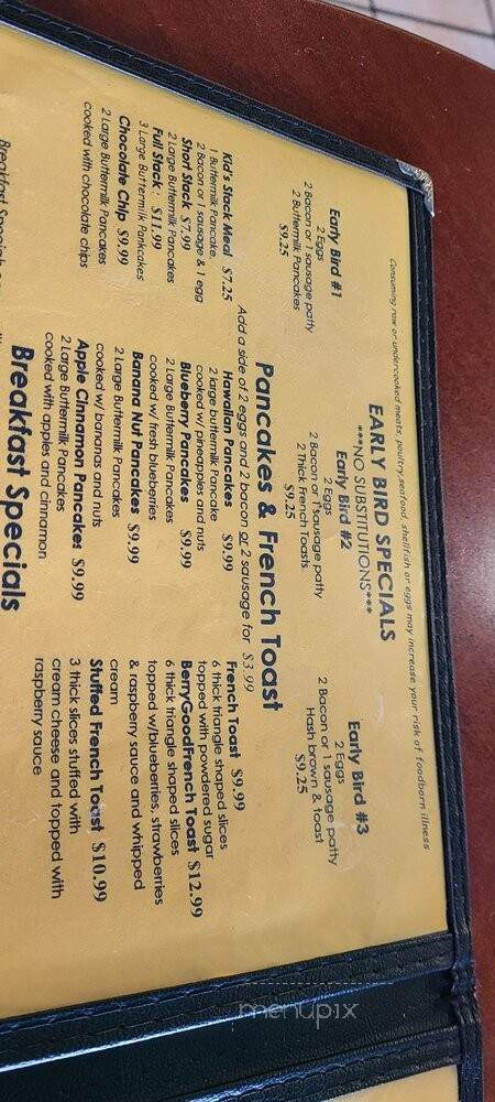 Omelette House - Garden Grove, CA menu_pic