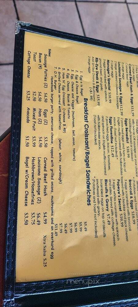 Omelette House - Garden Grove, CA menu_pic