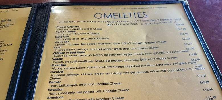 Omelette House - Garden Grove, CA menu_pic