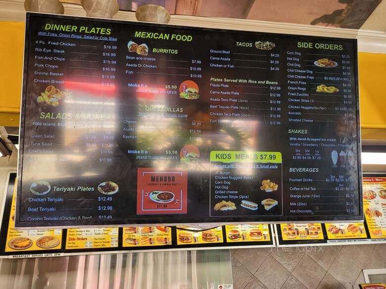 Bob's Burger - La Puente, CA menu_pic