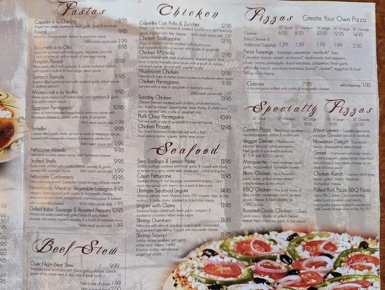 Bellaroma - Huntington Beach, CA menu_pic