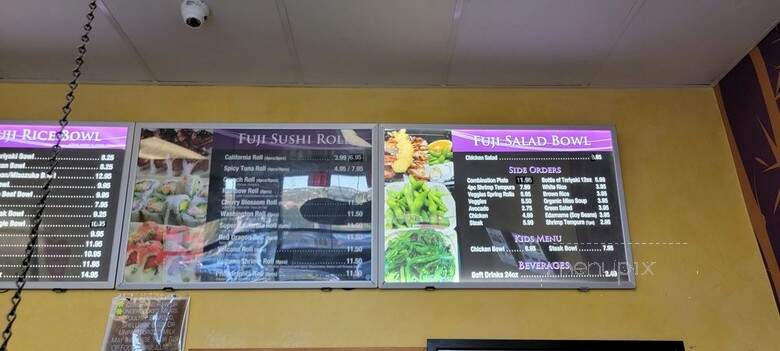 Fuji Teriyaki - Anaheim, CA menu_pic