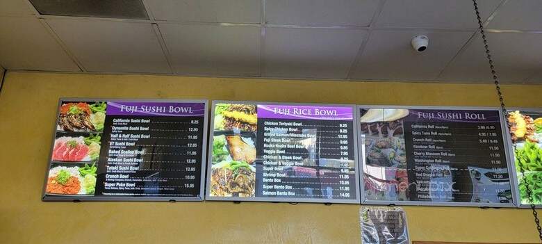 Fuji Teriyaki - Anaheim, CA menu_pic