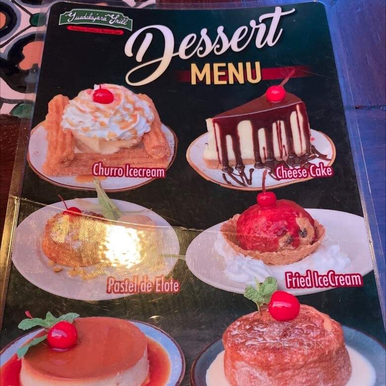Guadalajara Grill - Baldwin Park, CA menu_pic