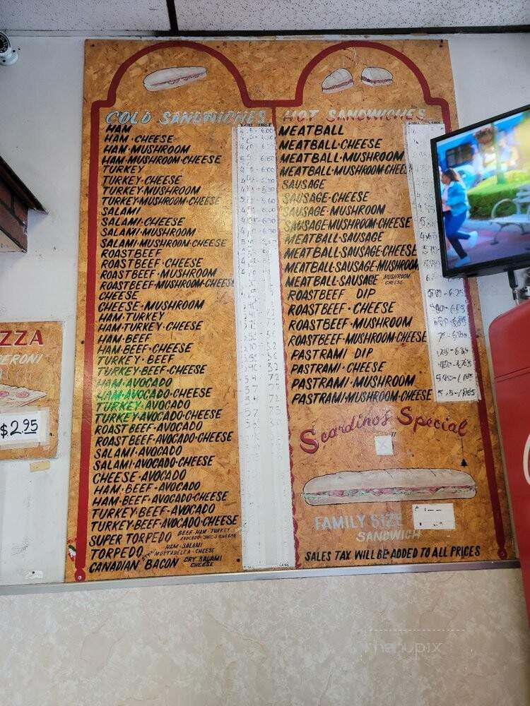 Scardino's Pizza To Go - La Puente, CA menu_pic