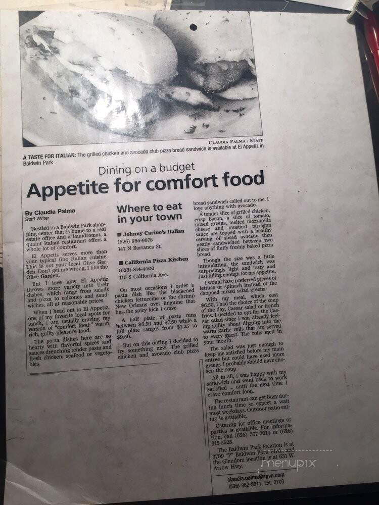 El Appetiz - Baldwin Park, CA