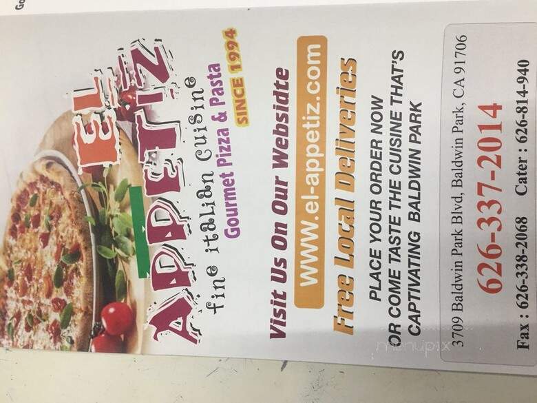 El Appetiz - Baldwin Park, CA