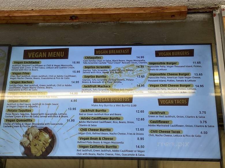 Gardunos - Baldwin Park, CA menu_pic