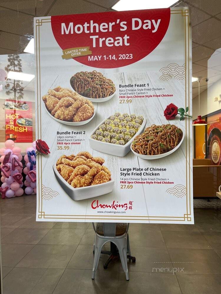 Chow King - West Covina, CA menu_pic