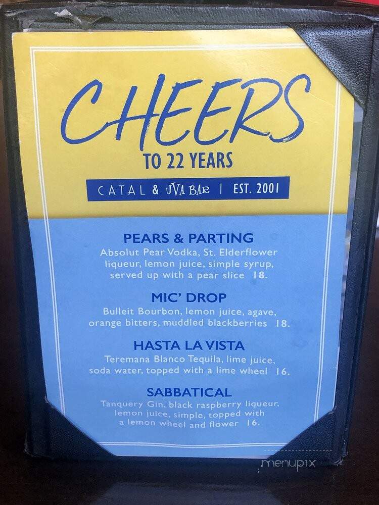 Catal Restaurant - Anaheim, CA menu_pic