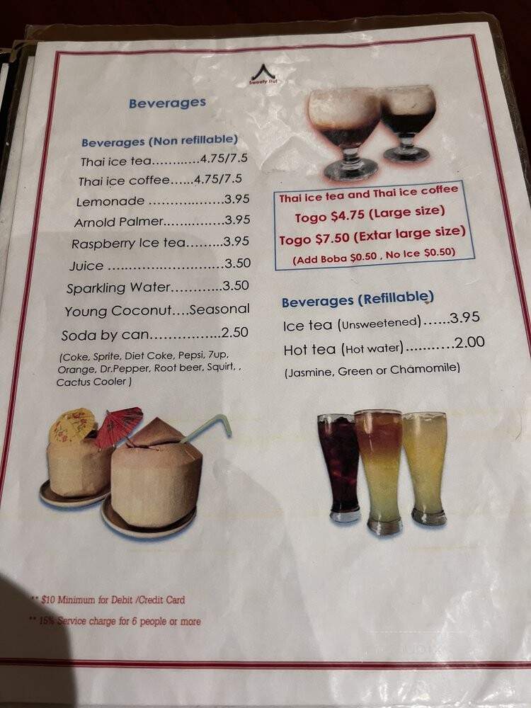 Sweety Hut - West Covina, CA menu_pic