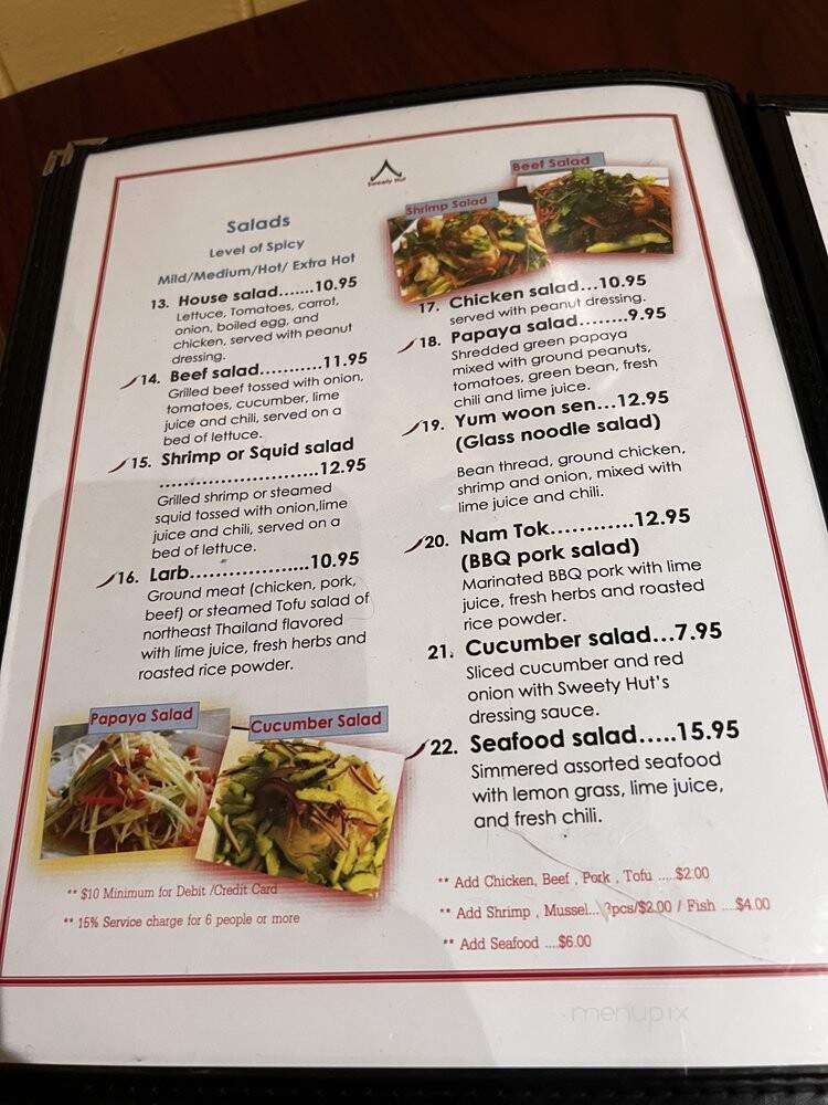 Sweety Hut - West Covina, CA menu_pic