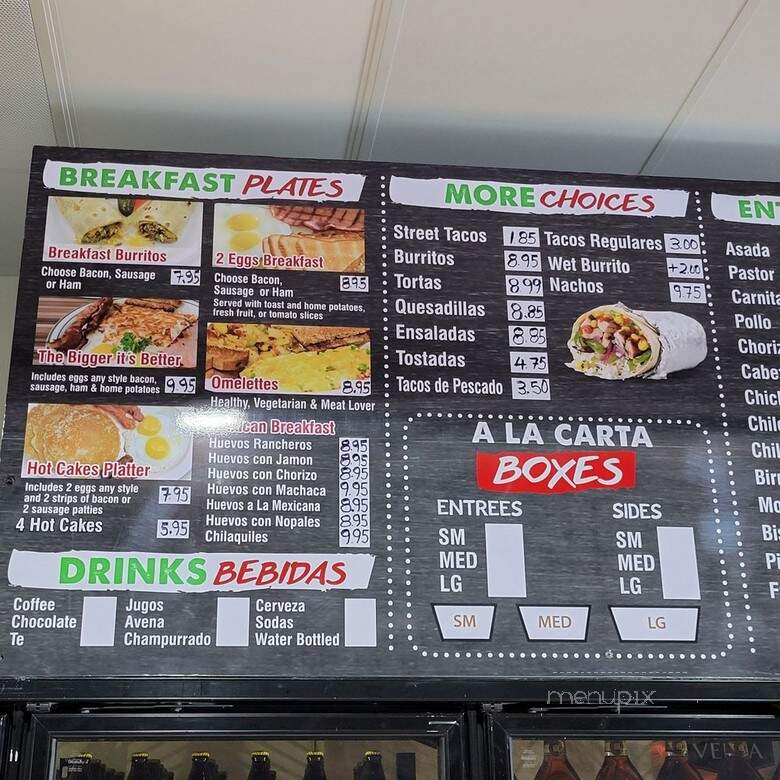 Taqueria America - Santa Ana, CA menu_pic