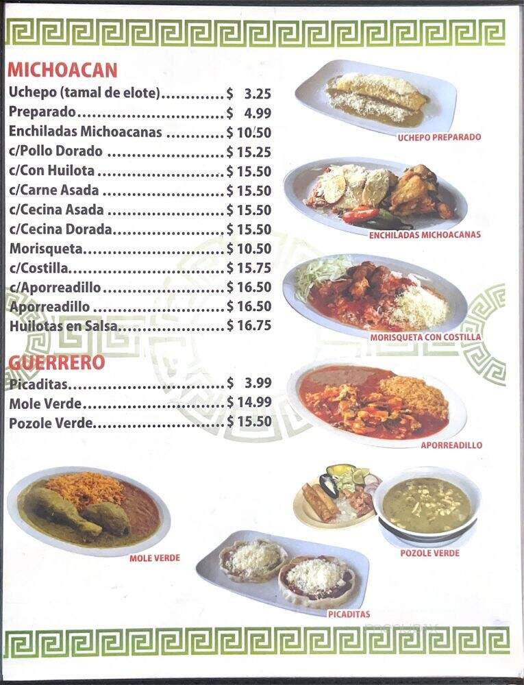 Las Brisas De Apatzingan - Santa Ana, CA menu_pic