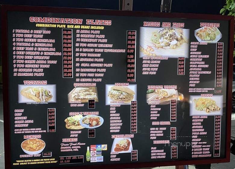 Alberto's Mexican Food - Covina, CA menu_pic