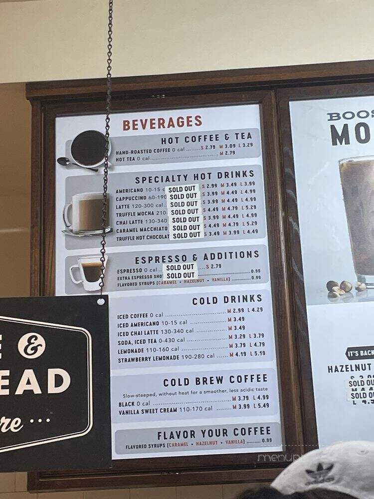Corner Bakery Cafe - Costa Mesa, CA menu_pic