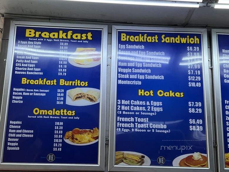 Nogales Burgers - West Covina, CA menu_pic