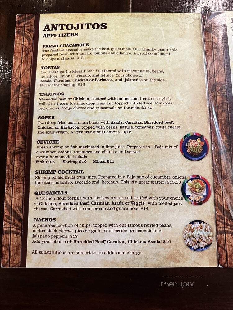 Osuna's Restaurant - Walnut, CA menu_pic