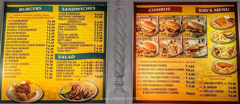 Choice Burgers - Brea, CA menu_pic