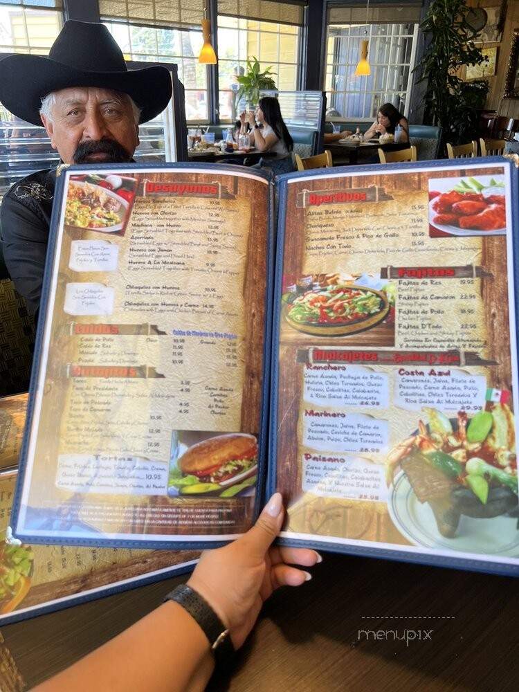 Costa Azul Restaurant - Santa Ana, CA menu_pic