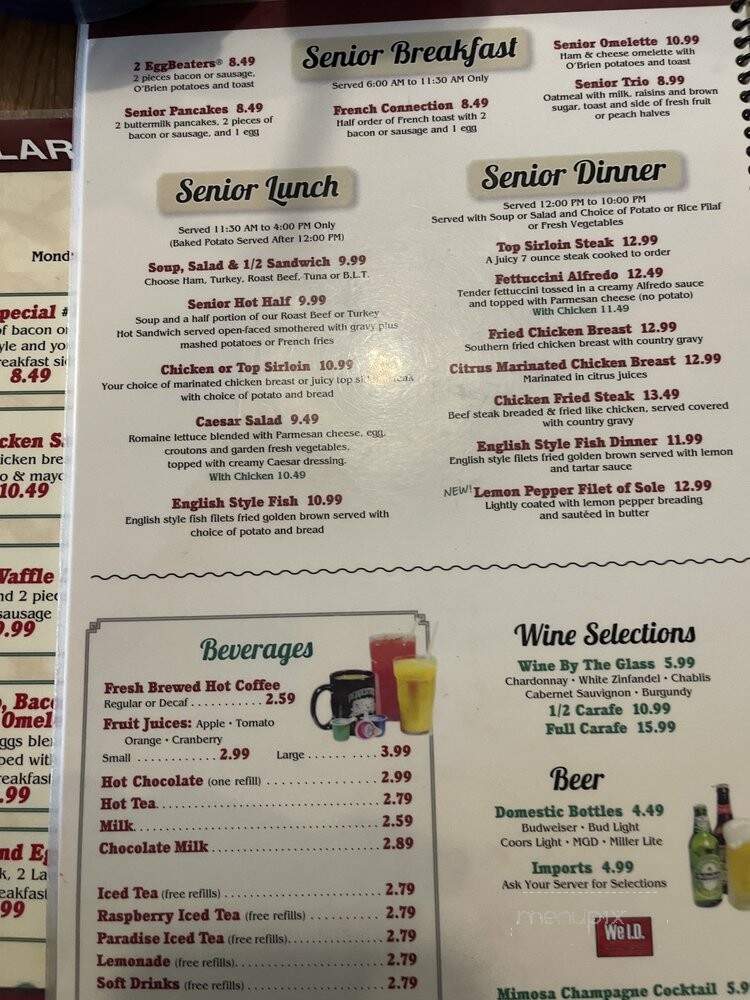 Peppertree Cafe - Glendora, CA menu_pic