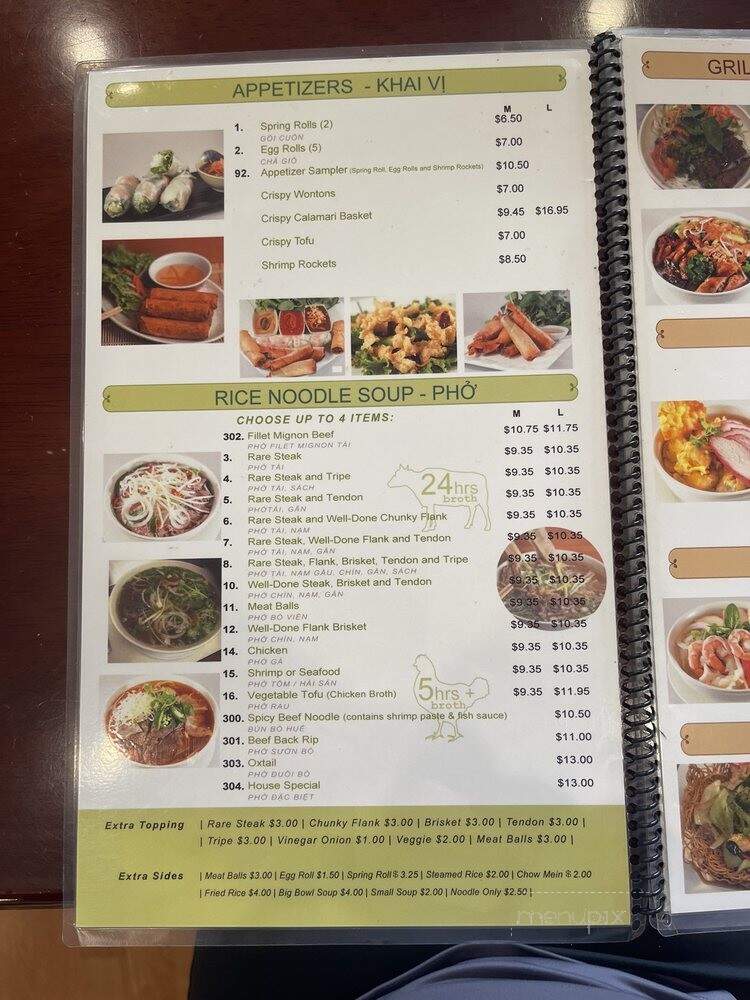 Little Saigon Noodle - Fountain Valley, CA menu_pic