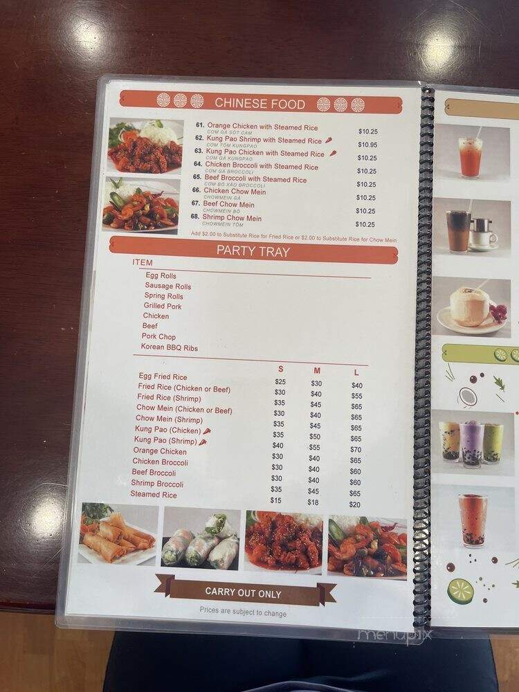 Little Saigon Noodle - Fountain Valley, CA menu_pic