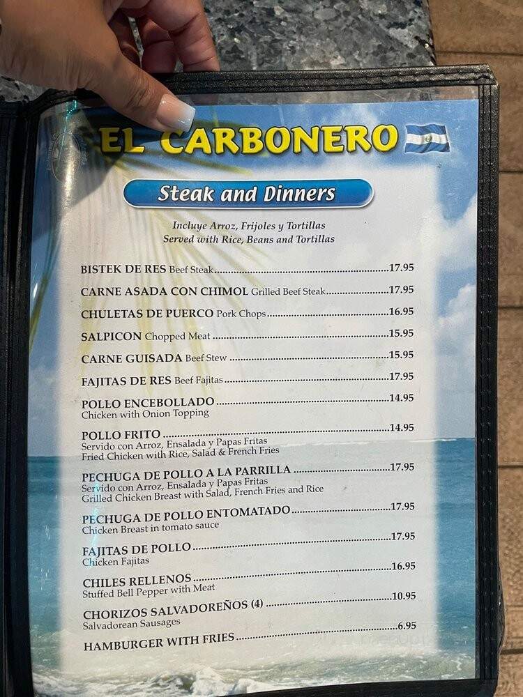 El Carbonero Restaurant - Santa Ana, CA menu_pic