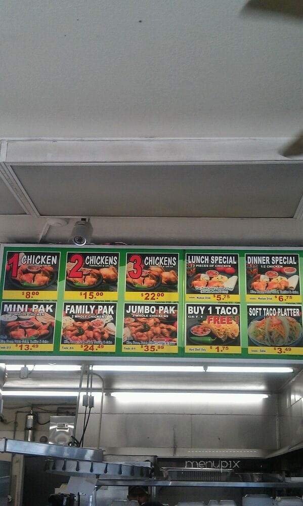 Juan Pollo - Covina, CA menu_pic