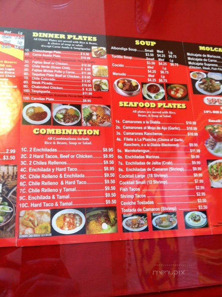 Wet Burrito - Brea, CA menu_pic