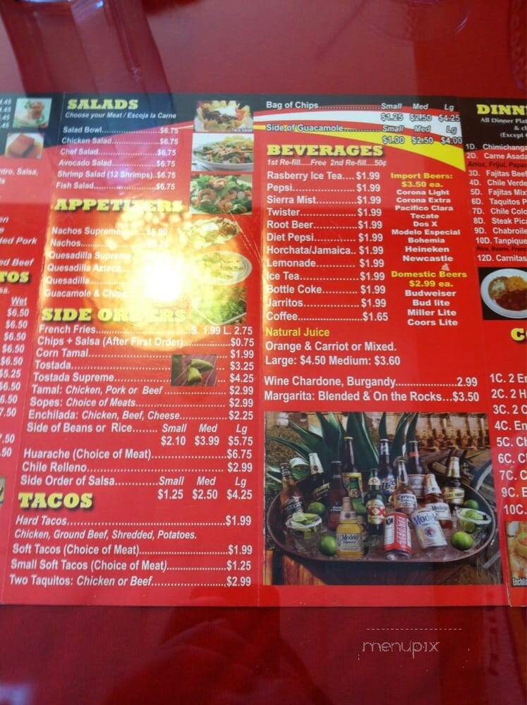 Wet Burrito - Brea, CA menu_pic