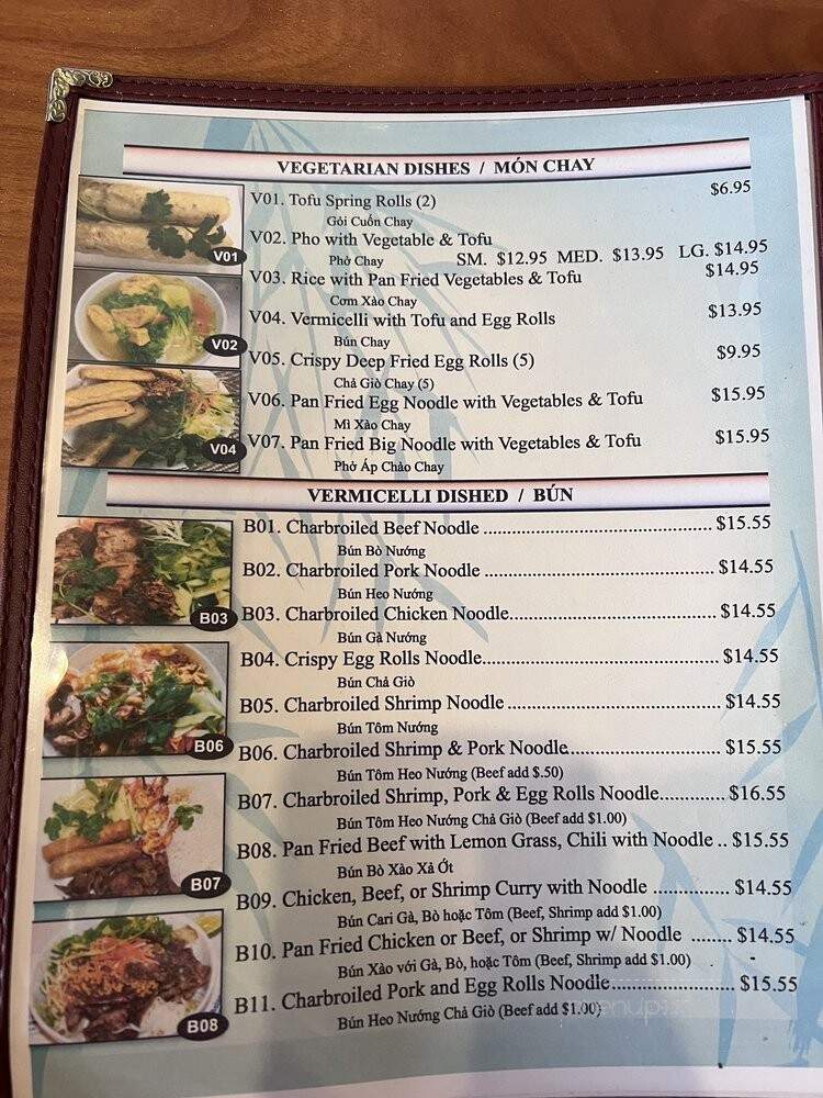 Pho America - Santa Ana, CA menu_pic