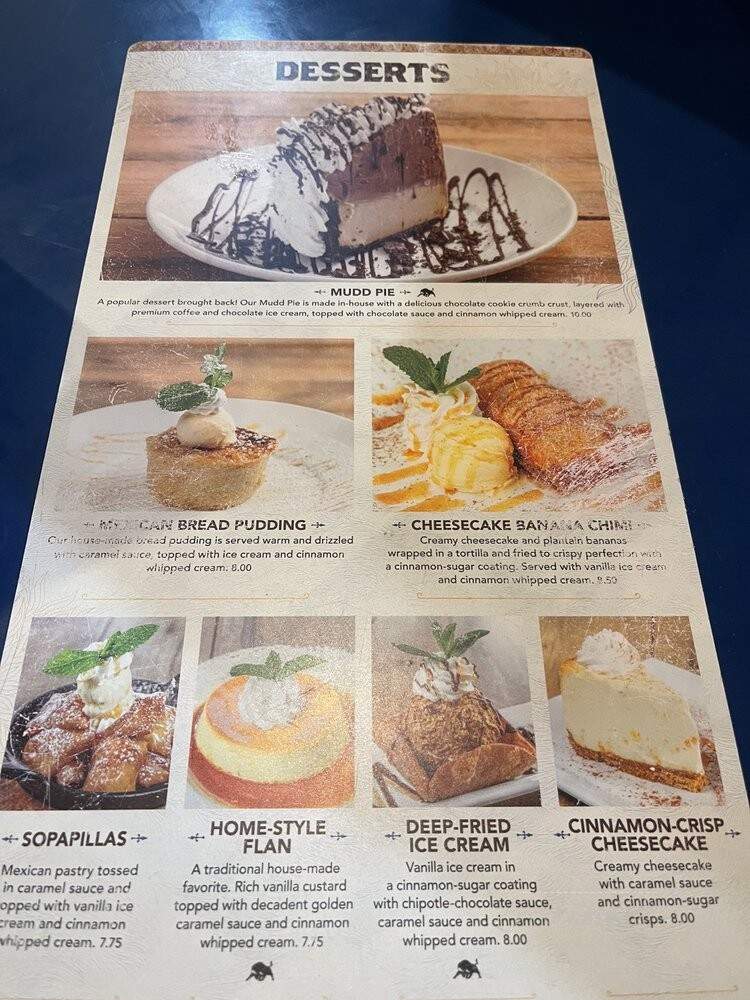 El Torito Mexican Grill - Yorba Linda, CA menu_pic