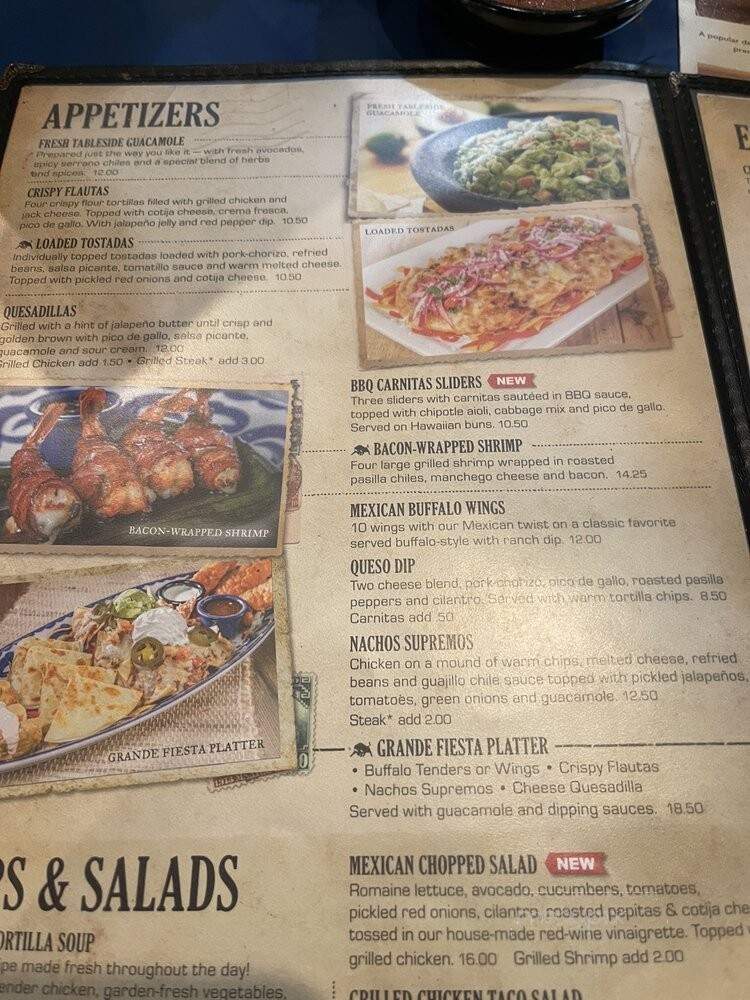 El Torito Mexican Grill - Yorba Linda, CA menu_pic