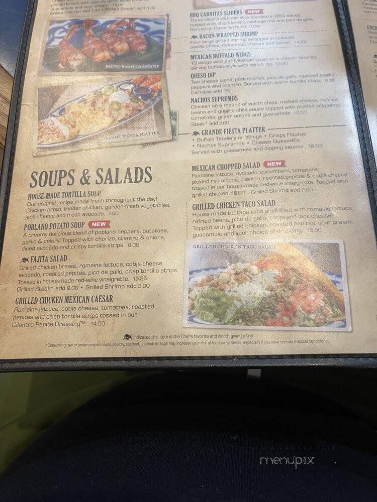 El Torito Mexican Grill - Yorba Linda, CA menu_pic