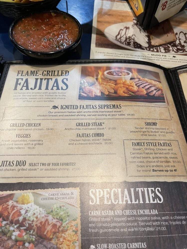 El Torito Mexican Grill - Yorba Linda, CA menu_pic