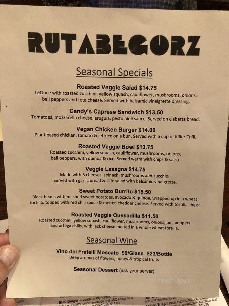 Rutabegorz Restaurant Orange - Orange, CA