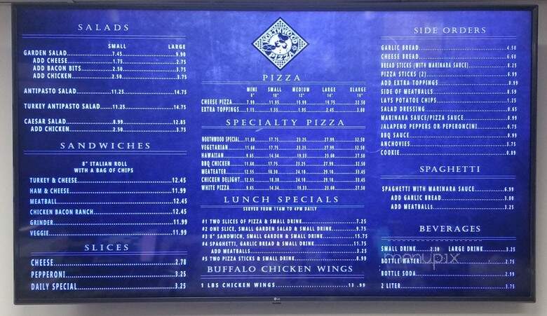 Northwood Pizza - Irvine, CA menu_pic