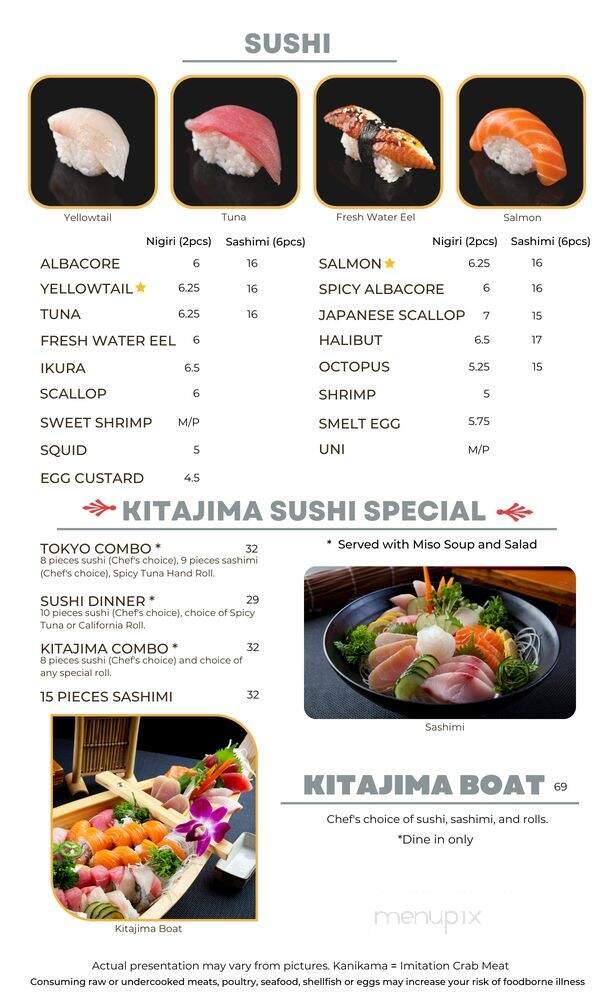 Kitajima Sushi & Teppan - Tustin, CA