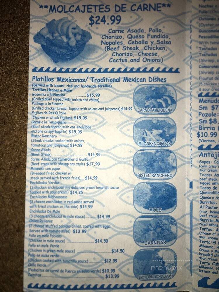 Carnitas Sahuayo Restaurant - Santa Ana, CA menu_pic