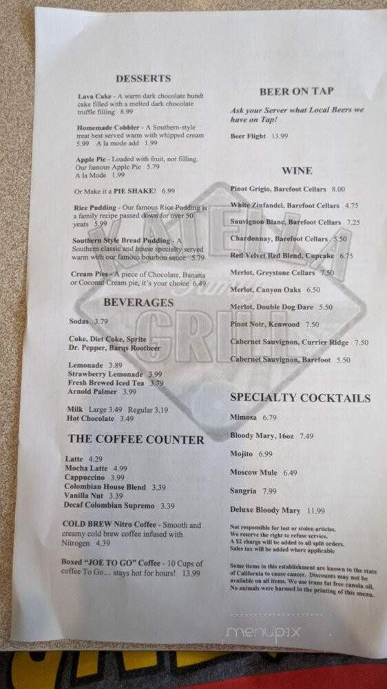 Katella Grill - Orange, CA menu_pic